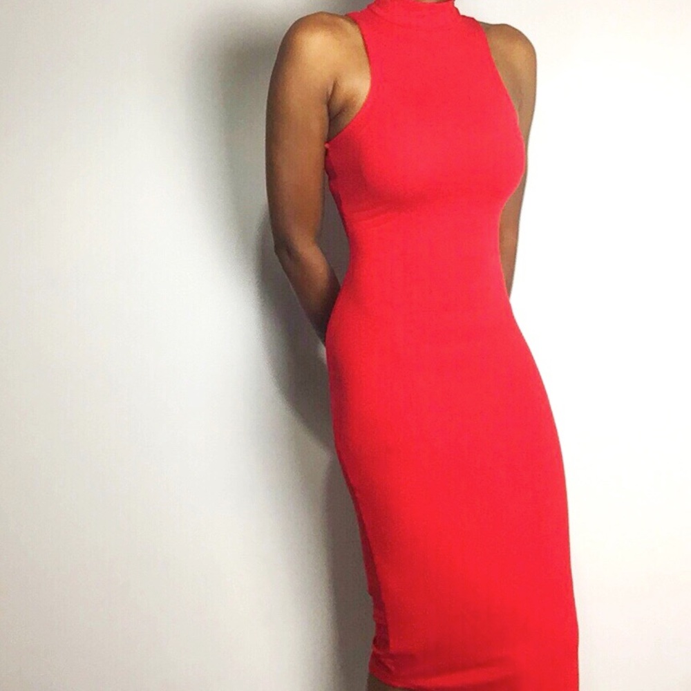 Red Midi Dress